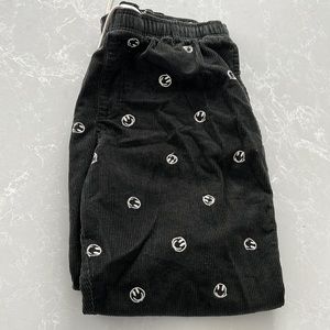 UO Embroidered Corduroy Smile Pants
